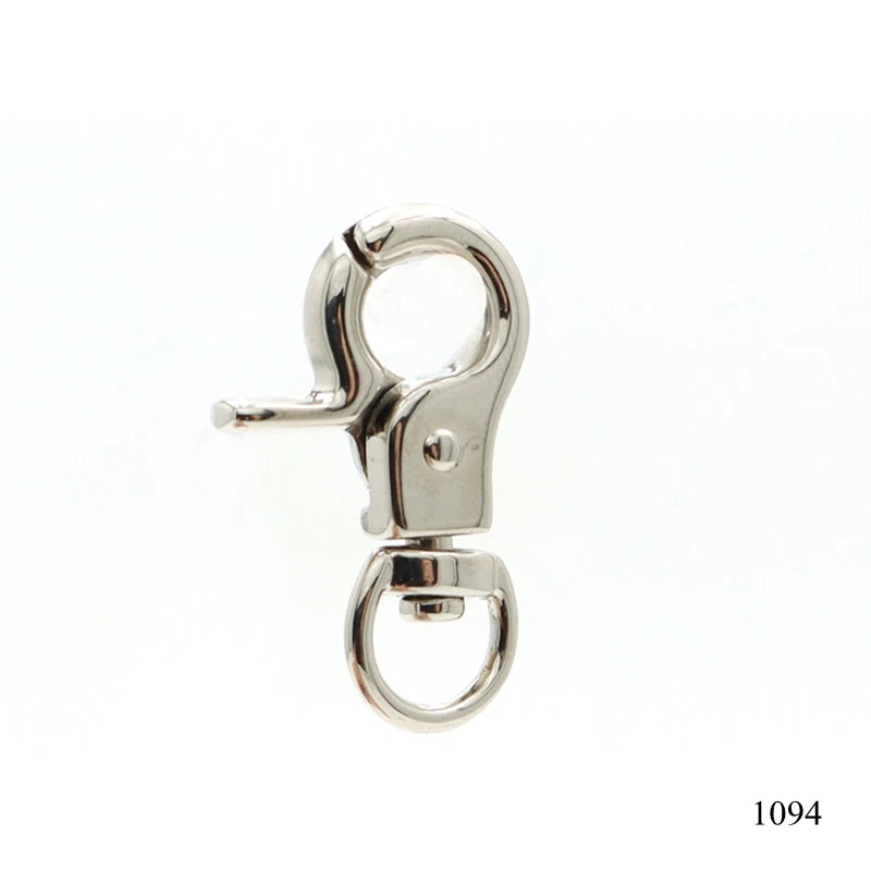 New Arrival Strong Waterproof Eco-Friendly Metal Trendy Luxury Small Snap Hook Mini Key Chain Bag Clasp Hanging Tags Clips