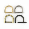 Deepeel H6-3 20mm Handbag Hardware Accessories Webbing Connector Clasp Bag Chain Buckles Detachable D Ring Buckle