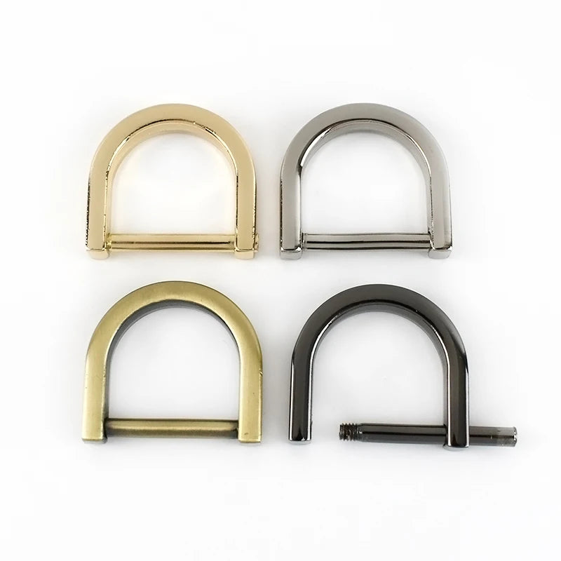 Deepeel H6-3 20mm Handbag Hardware Accessories Webbing Connector Clasp Bag Chain Buckles Detachable D Ring Buckle