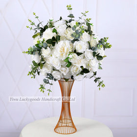 LFB1832-60cm Luckygoods New Design Able Decoration for Wedding CenterArtificial Silk Flower Ball and Runner