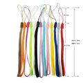 Multi-coloured Trendy Mobile Phone Lanyard Neck Strap Nylon Round Rope Cell Phone Lanyards Water Bottle Lanyard
