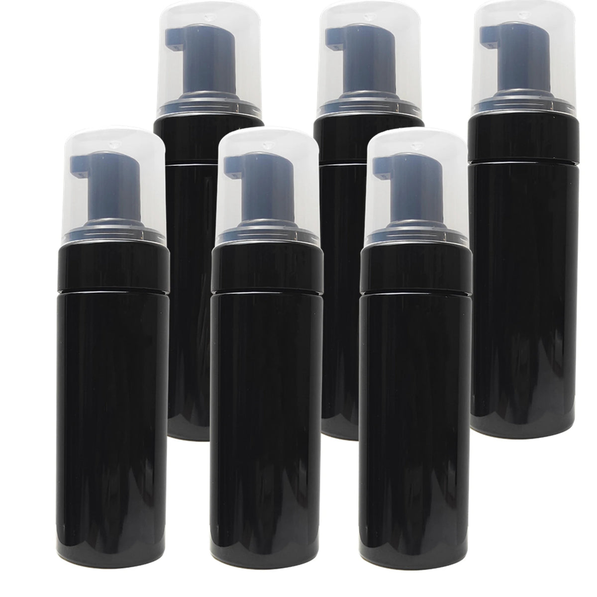 100ml-150ml Empty Black/pink/frosted Foam pump Facial cleanser matte bottle Shampoo 5oz shower gel Foam PET Plastic Bottle