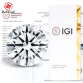Wholesale 100% Pass Test Loose IGI Certificate Lab Grown Diamond CVD DEF VVS VS 4CT 5CT 6CT Round Cut Lab Diamond