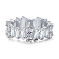 Dylam 5A Cz Custom Engagement Wedding Rings Jewelry Women Cubic Zirconia Jewellery 925 Sterling Silver Stackable Ring