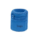 Men's Heavyweight Cotton Sports Wristbands with Pocket Customized Color & Logo All Seasons Wrist Protection Dry Grip Damping