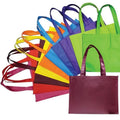 Custom Eco-Friendly Non Woven Tote Bag Promotional Shopping Handled Bag with Letter Pattern Custom Logo Printing Fabric Material
