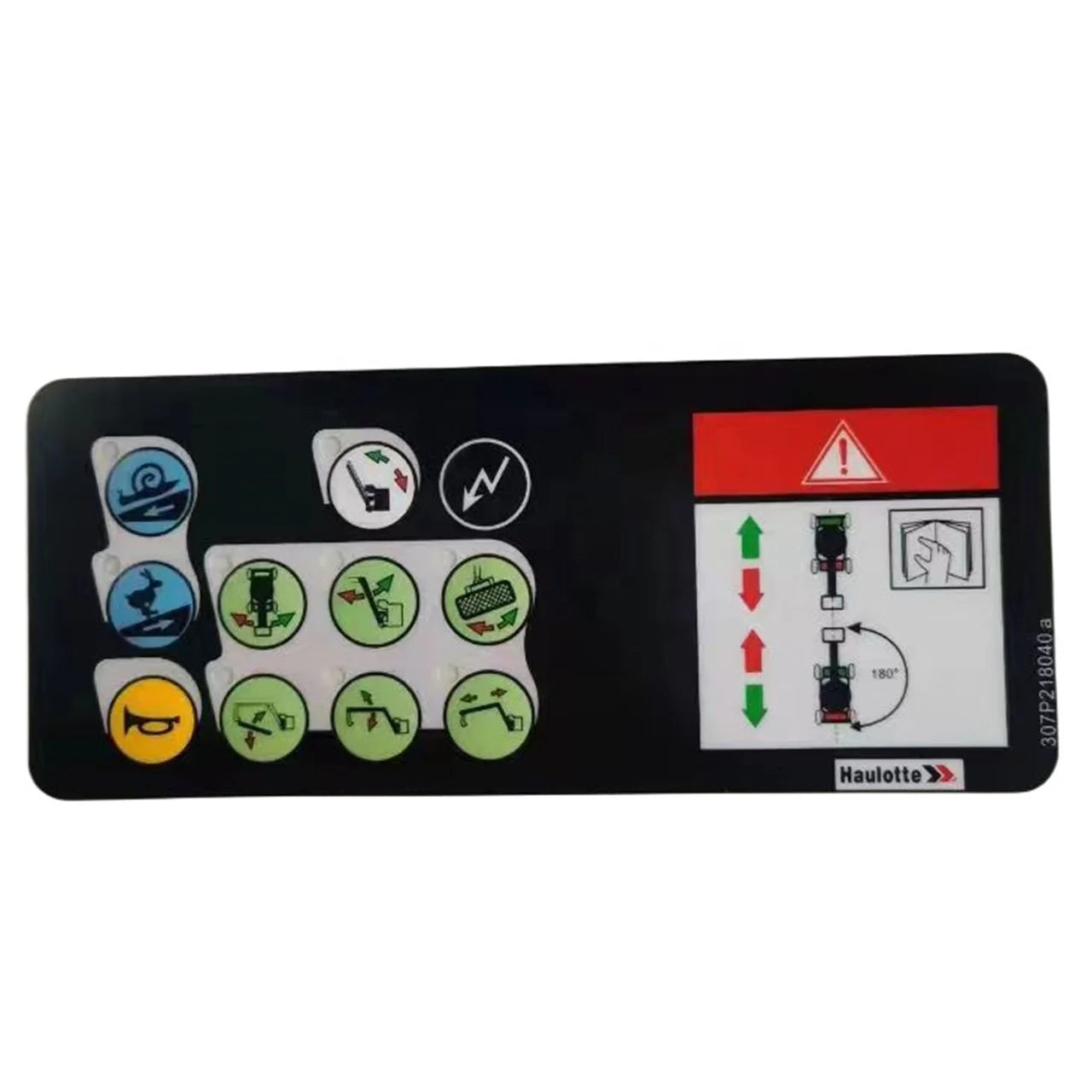 HNARL Haulotte 307P218040 Platform Control Panel Decal Aerial Power Parts 1 Year Warranty