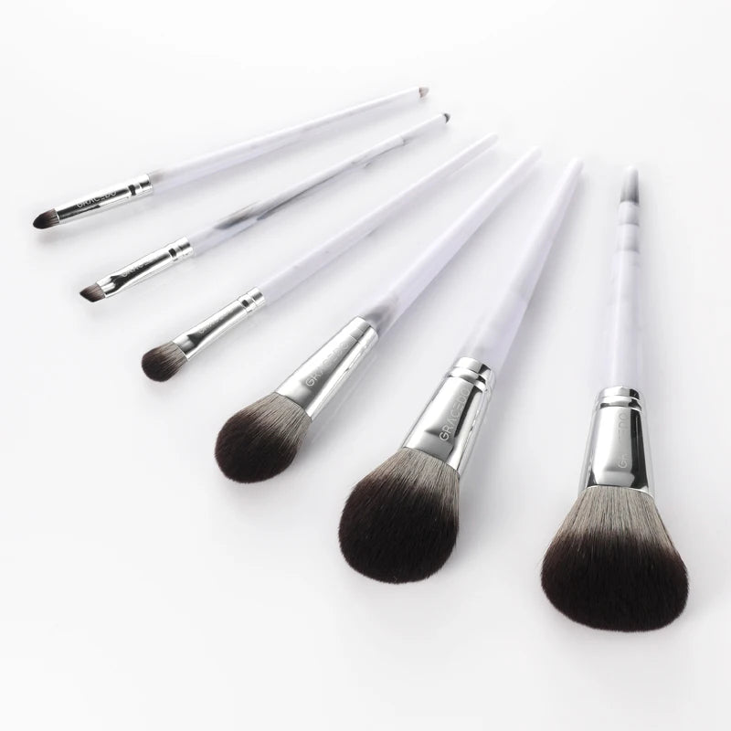 Gracedo Emulational Luxury Marble Tools Makeup Brushes Set Pinceau Maquillage
