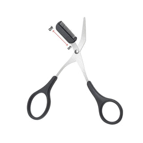 Precision Eyebrow Trimmer Scissors with Comb Men/Women's Beauty Tool for Shaving Eyebrow & Eyelash Hair Removal