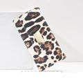 Printed Clutch Long Purses Leopard Animal Card Holder Zip Around Women Leather Wallet
