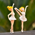 Ballet Girl 10cm Dancing Girl for Birthday Party Action Figure Kids Gift Miniature Craft Ornament Figurines Car Desk Decoration