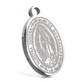 Religious Style Stainless Steel 20x12mm Our Lady of Guadalupe Catholic Medal Pendant