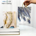 Large Size Bestseller Eco-friendly Ivory Board Customized Laminated Microwaves Resistant Paper Bags for Candle Gifts Packaging