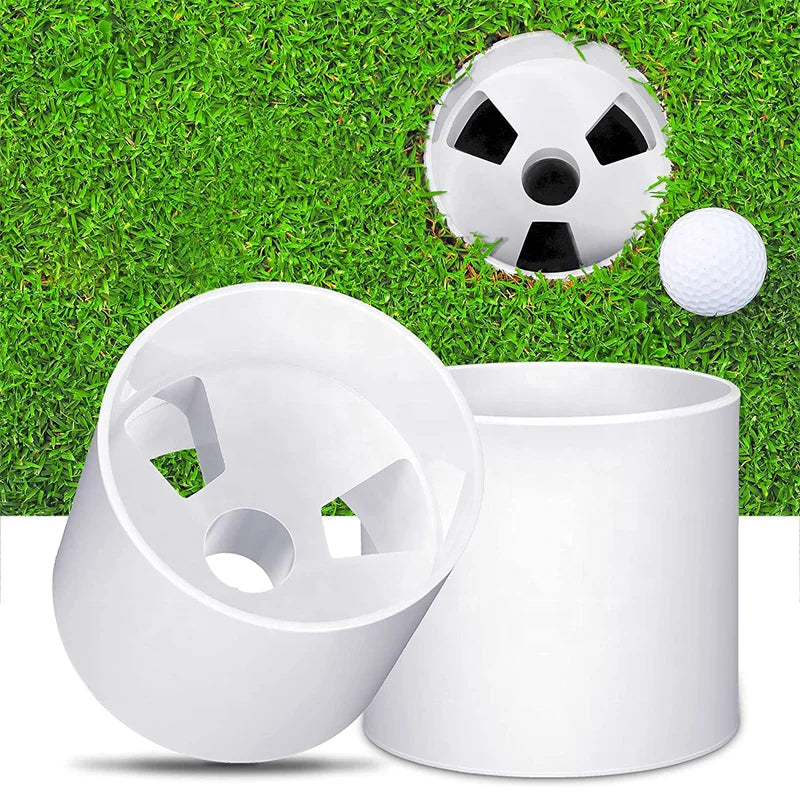 Golf Hole Cups for Practice Putting Chipping Green Backyard Yard 4 Inch Depth Mini Golf Training Aids Custom Logo