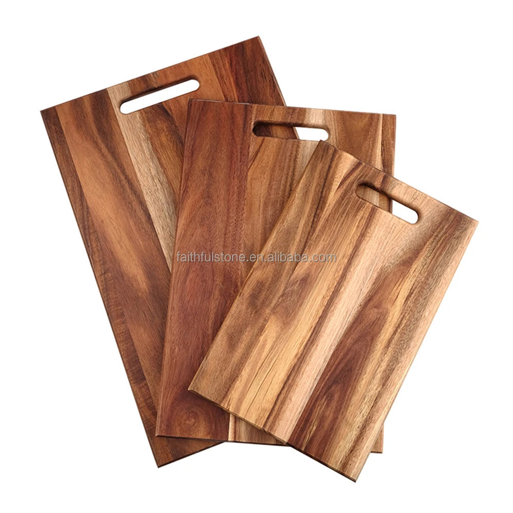 Wholesale Rectangle Acacia Wood Cutting Board for Kitchen