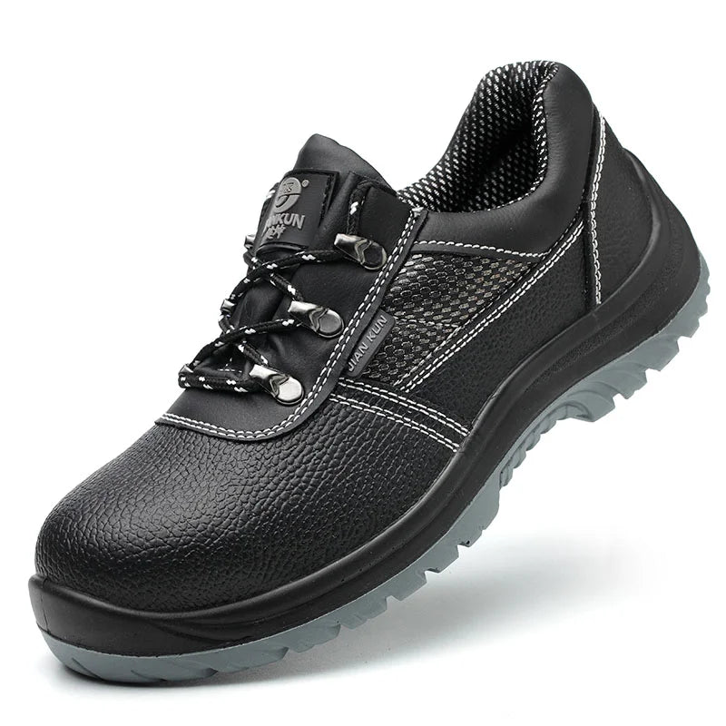 Comfortable Casual Waterproof Breathable Steel Toe CE Certified Anti-Puncture PU Upper Work Shoes Chef Safe Office Use Autumn