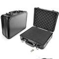 Mini Black Aluminum Carry Case with Foam