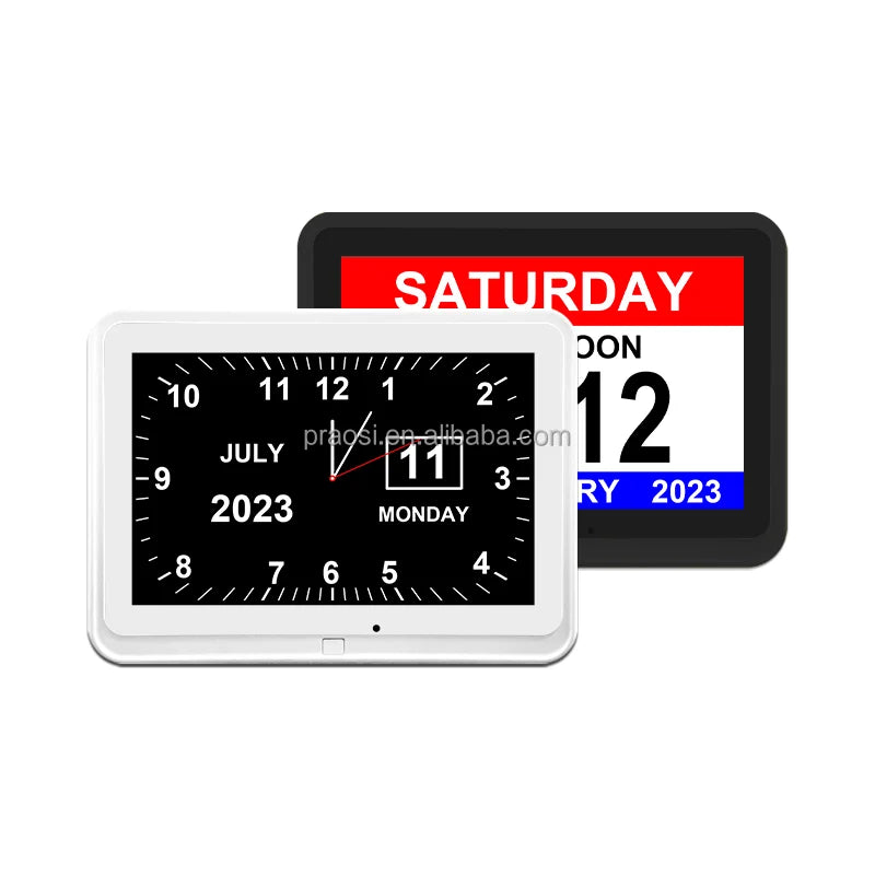 2025 PROS Popular 10 Inch Smart Wifi Touch Screen Digital Calendar Day Alarm Reminder Time Dementia Clock with Mobile Phone App