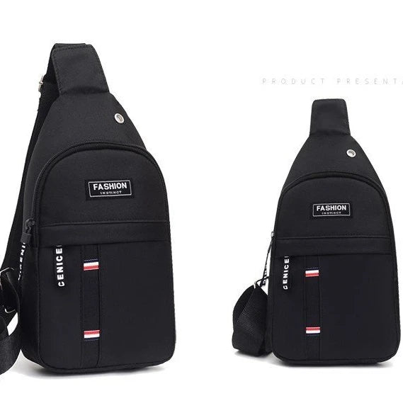 New Wholesale Fashion Men Travel Messenger Bag Mens Chest Nylon Single Shoulder Waterproof Crossbody