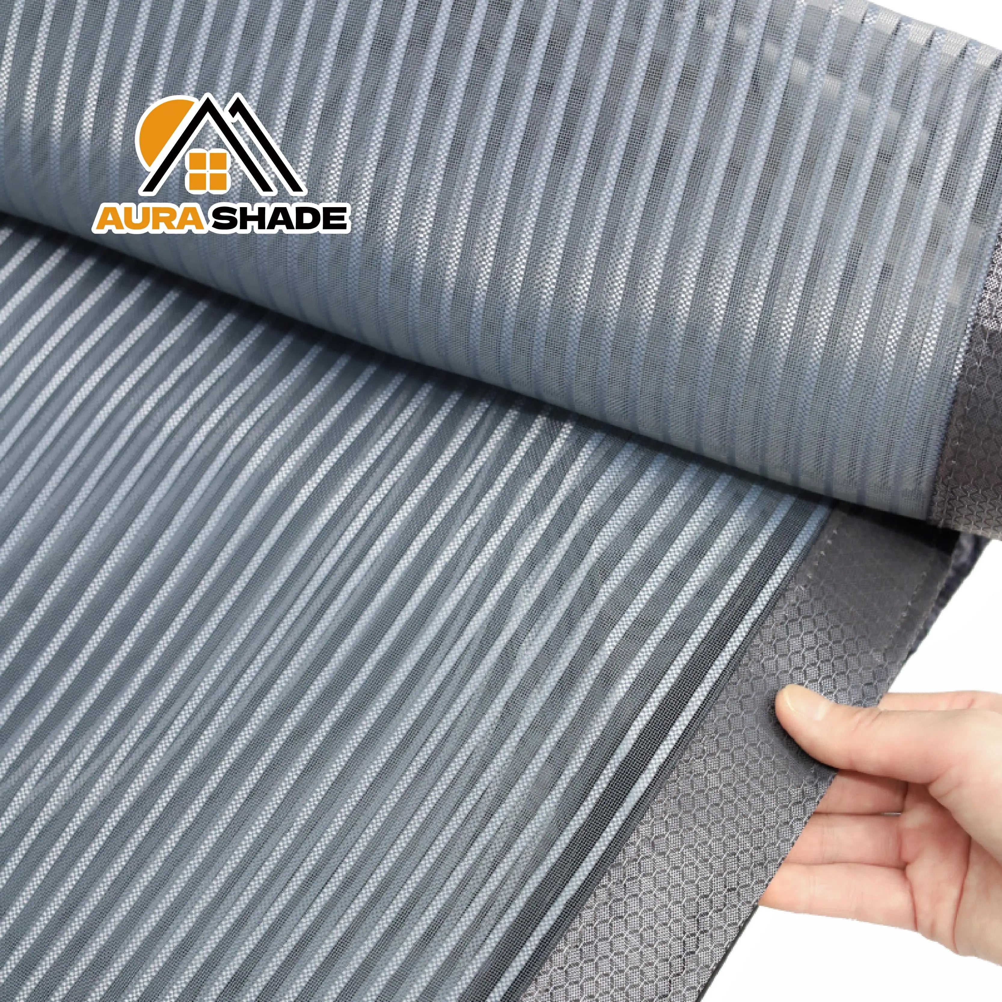 2CM Magnetic Strip Door Curtain Fly Prevention Waterproof 100% Blackout Polyester Material Plain Built-in Entrance Door Modern
