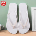 New Design Customized Logo Rubber Custom Printing Ladies Slipper Indoor Custom Flip Flops