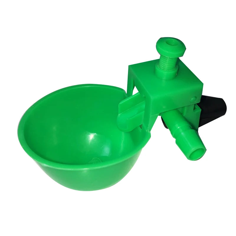 Chicken Drinker Green Automatic Plastic Chicken Pigeon Bird Small Animals Poultry Water Bowl