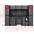 Customizable Combination Large Size Auto Repair Tool Car Parts Storage Cabinet Stainless Steel Garage Workbench