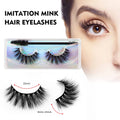 Custom Patent Triangle Fiber clear Band Natural Cat Eyelashes Invisible Band Faux Mink Full Strip Eye Lashes Private Label