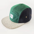100% Wool Custom Design Your Own 5 Panel Camp Caps Wholesale Hip Hop Skate Hat Men's Hand Embroidery Letter