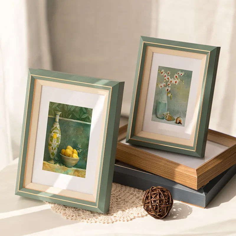 Simple Literary Creative Handmade Resin Photo Frame Wholesale Multi-size Wedding Photos Couple Photos Hanging Wall Ornaments