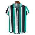 Wholesale Flower Hawaiian Casual New Men's Fashion Beach Summer Printed Short-sleeved Men Shirt
