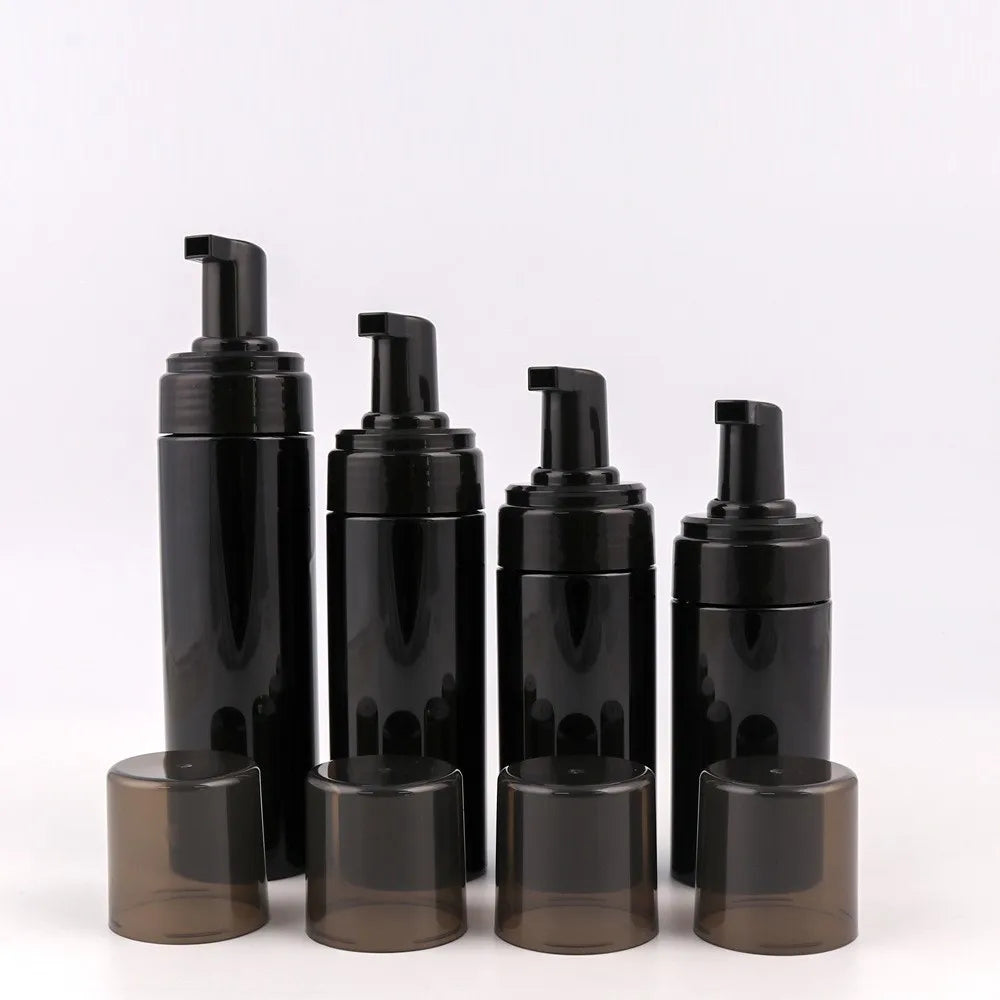 100ml 120ml 150ml 200ml 250ml Black PET Foam Bottle 43mm Foamer Pump Bottle