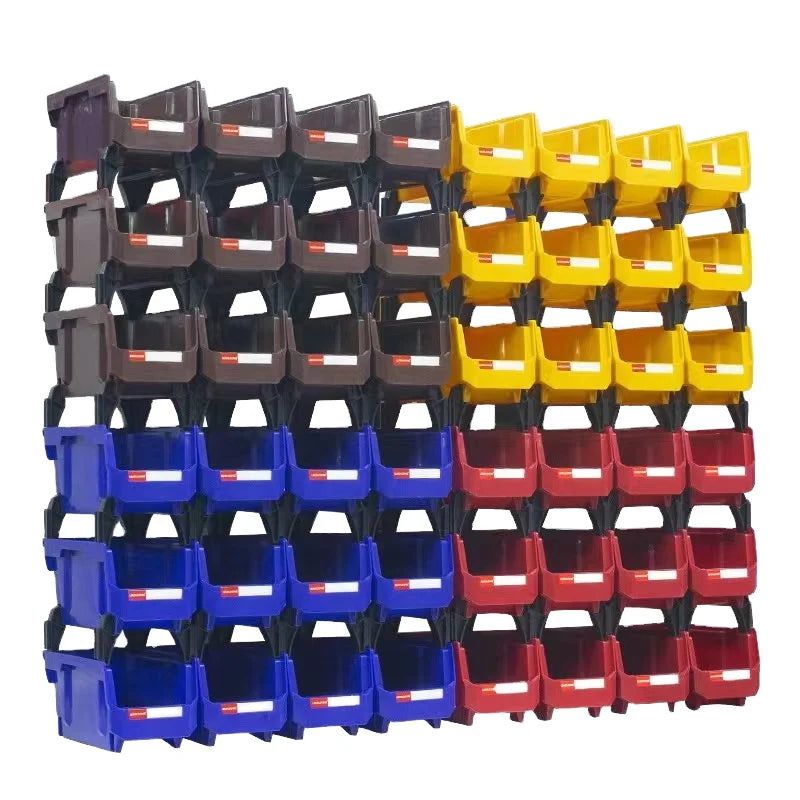 Durable Stackable Plastic Screw Organizer Case for Garage & Home Storage for Tools