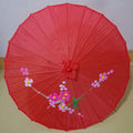 Poetic Exist Chinese Straight Custom Outdoor Wedding Souvenir Sun White Paper Umbrella