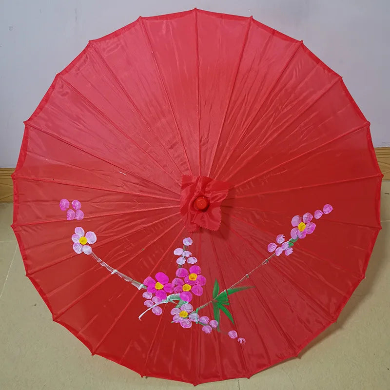 Poetic Exist Chinese Straight Custom Outdoor Wedding Souvenir Sun White Paper Umbrella