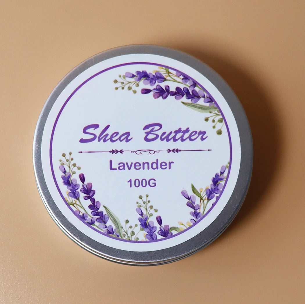 Custom Private Label Wholesale Low MOQ Body Emulsion Natural Nourishing Moisturizing Lavender Oil Shea Butter Body Butter