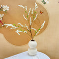 December New Arrival Real Touch Artificial Snow Willow Beautiful Artificial Flowers for Home Office Vase Wedding Decorations