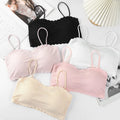 Custom Camisole Seamless Women Underwear Ice Silk Sports Yoga Solid Color Quick Dry Wrap Chest Tube Top Bralette Ladies Bras