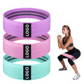 Wholesale Custom Logo Yoga Band Loop Pilates Hip Fabric Resistance Bands Manufacture Pink Resistance Band