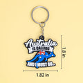 Wholesale Australia Keychain Soft PVC Great Barrier Reef and Boomerang Design for Tourism Souvenirs and Collectors