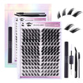 Manga False Eyelashes Original Fox Style Eyelashes Extension D Curl Cluster Eyelash Kit