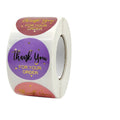 Wholesale Custom Sizes Self Adhesive Round Waterproof Vinyl Label Custom Shapes Thank You Stickers for Candle Use