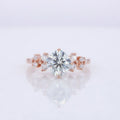 2024 Jewelry Rings Moissanite Engagement Blue Moissanite Prices Discount Cushion Shape Blue Moissanite Custom Ring