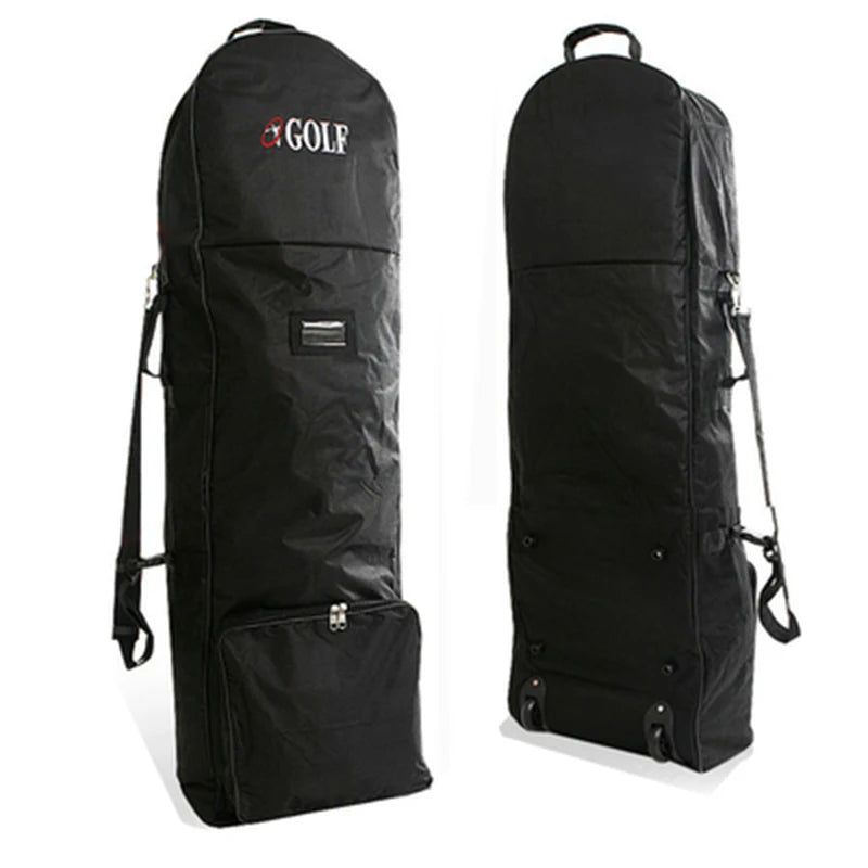 Upgraded Professional Golf Travel Bag Detachable Shoulder Straps Wheels Foldable Travel Cover Nylon Aviation Bag for Airlines