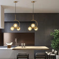 Hot Sale Light Luxury Modern Design Golden Style Bedside Kitchen Restaurant Wedding Indoor Plastic Metal Decoration Chandelier