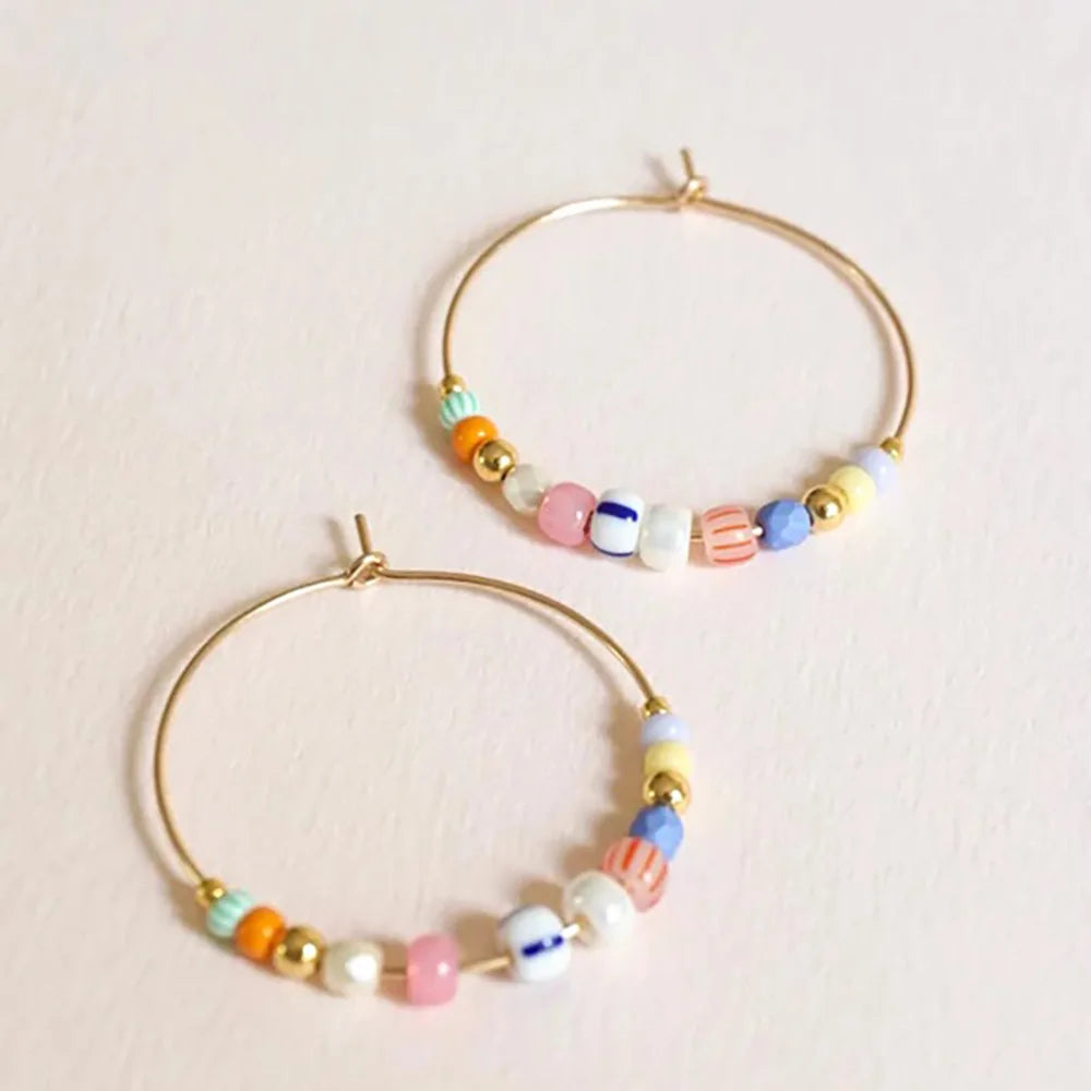 Wholesale Bead Bracelet Colorful Handmade Macaron Color Bead Bracelet for Women
