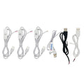DC 5V USB Switching Power Cable 0.15/0.5/1/1.5m 22AWG White Black DIY Single Color CCT RGB LED Night Lights PVC Cable Power Cord