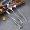 Luxury Hotel Restaurant Retro Metal Dinnerware Vintage Cutlery Tableware 304 Stainless Steel Antique Spoon Fork Chopsticks Set