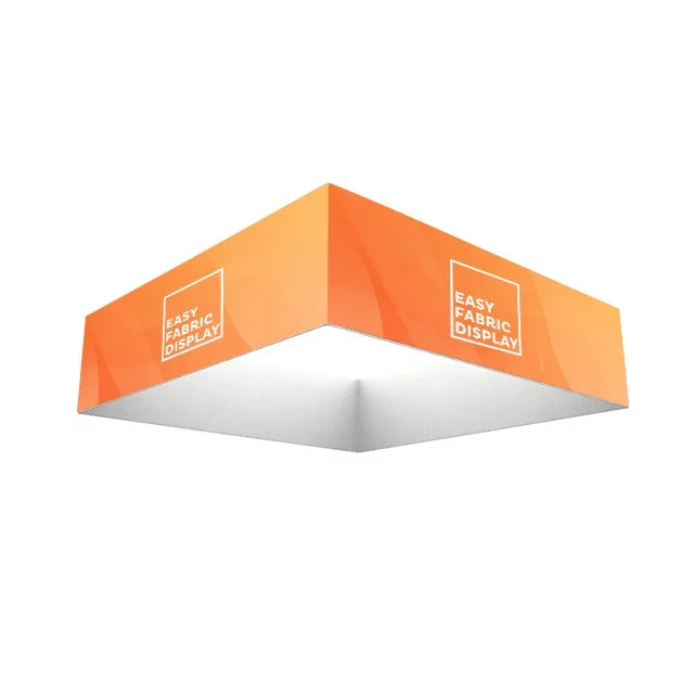 Expo Square Triangle Custom Size Round Hanging Banner Advertising Trade Show Equipment Tension Exhibition Booth Display