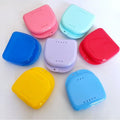 Plastic Colorful Invisible Storage Aligner Dental Denture Storage Box Denture Orthodontic Braces Retainer case